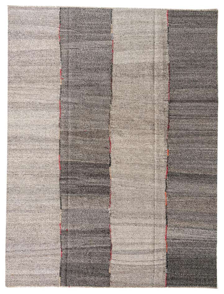 9' x 12' Hand Woven Kilim Modern Wool Rug