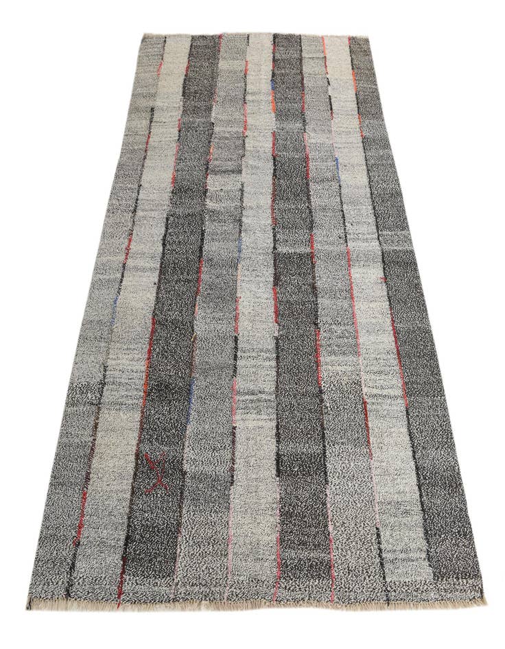 Detail image of 5' 6 x 7' 3  Hand Woven Kilim Modern Wool Rug