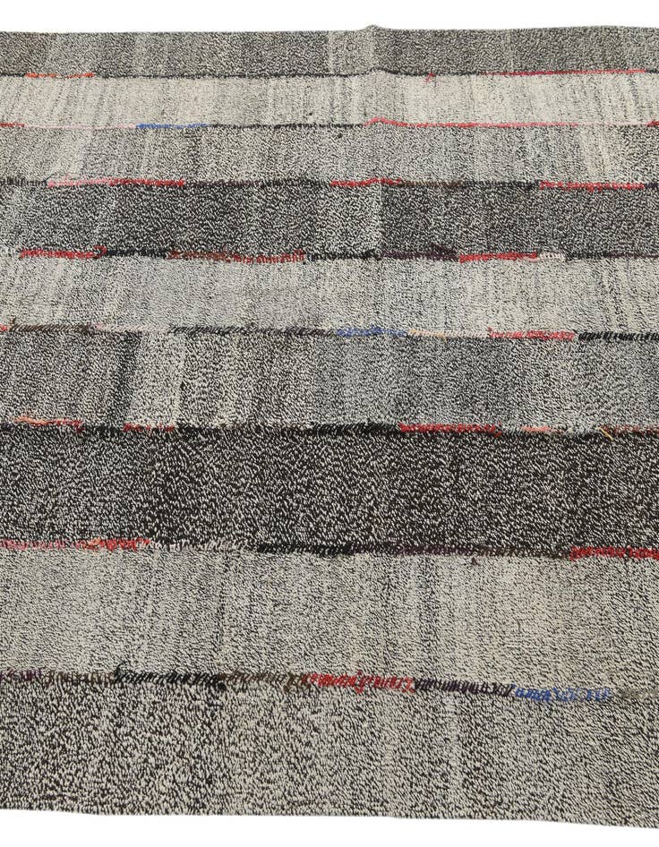 Detail image of 5' 6 x 7' 3  Hand Woven Kilim Modern Wool Rug