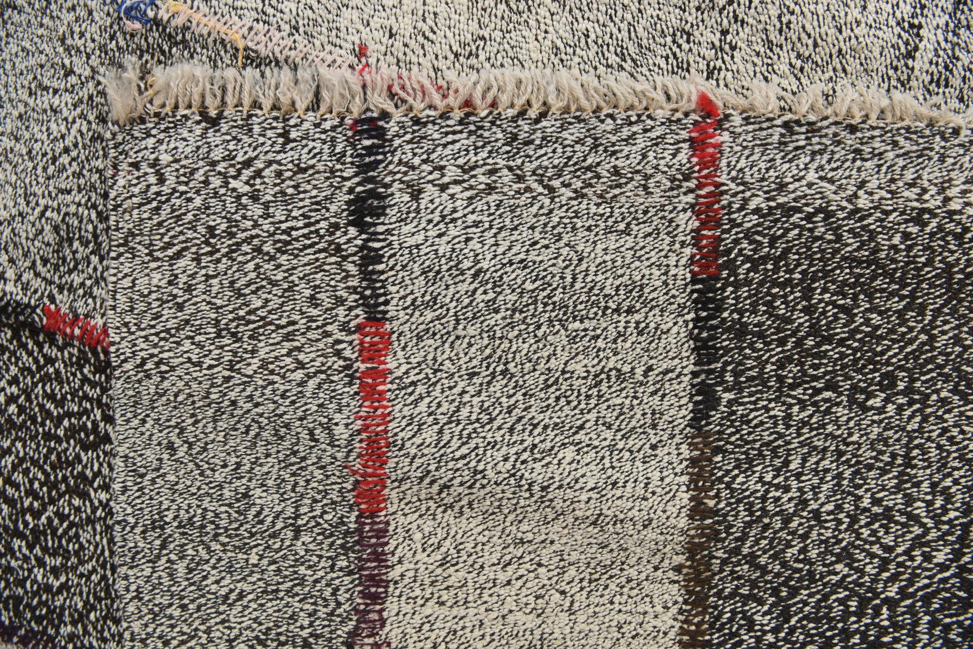 5' 6 x 7' 3 Hand Woven Kilim Modern Wool Rug