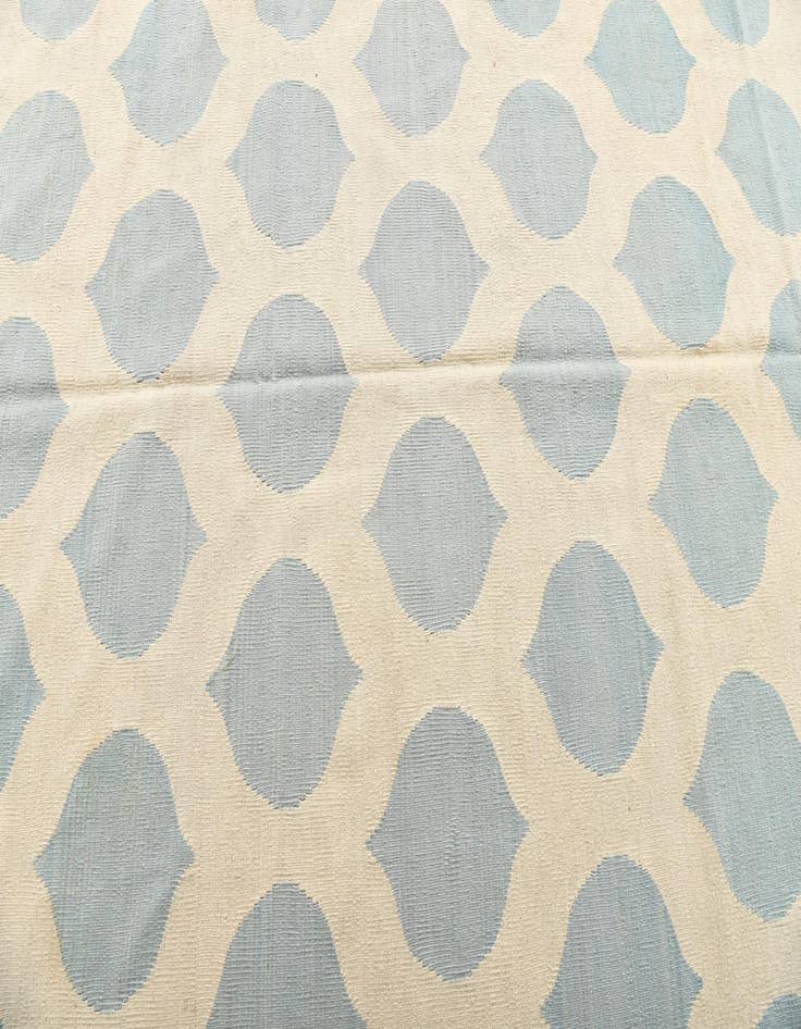 Detail image of 6' 2 x 7' 10  Hand Woven Kilim Modern Wool Rug