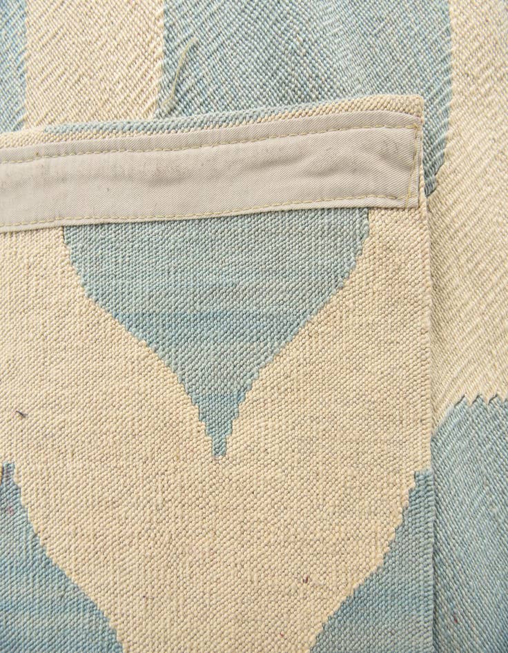 Detail image of 6' 2 x 7' 10  Hand Woven Kilim Modern Wool Rug