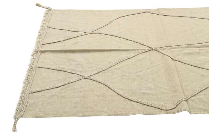 4' 2 x 6' Hand Woven Kilim Modern Wool Rug