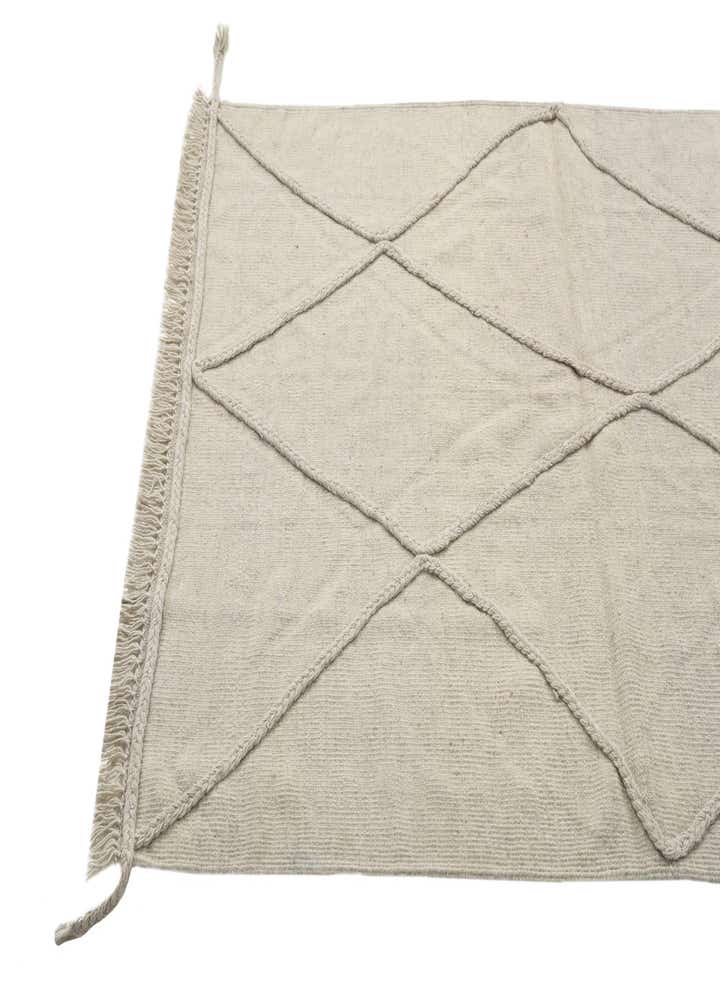 3' 5 x 4' 11 Hand Woven Kilim Modern Wool Rug