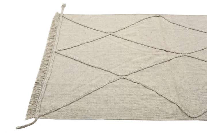 3' 5 x 4' 11 Hand Woven Kilim Modern Wool Rug
