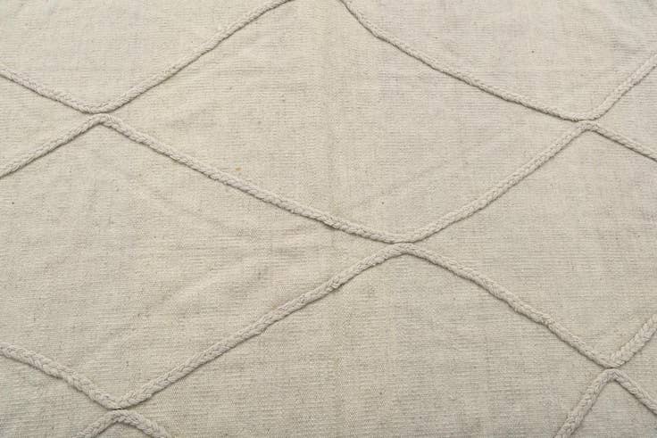Detail image of 3' 5 x 4' 11 Hand Woven Kilim Modern Wool Rug