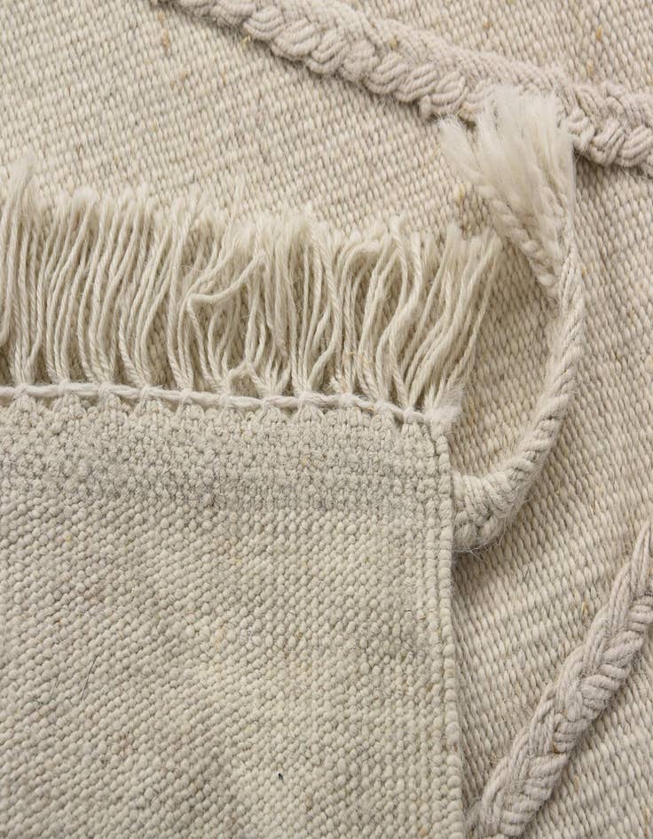 Detail image of 3' 5 x 4' 11  Hand Woven Kilim Modern Wool Rug