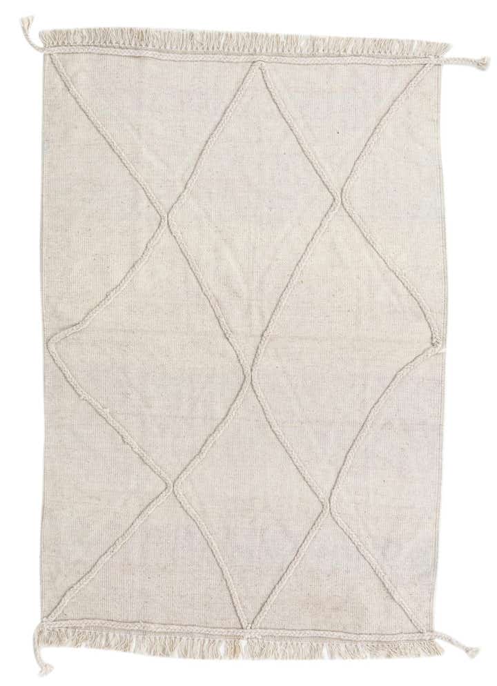 3' 5 x 4' 11 Hand Woven Kilim Modern Wool Rug