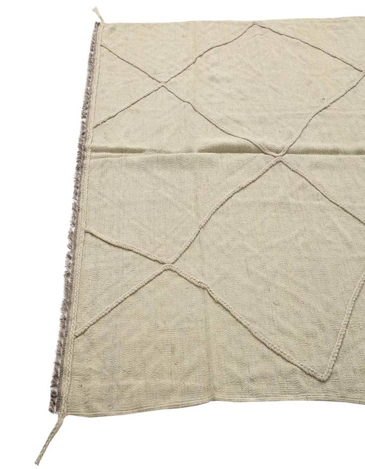 Detail image of 5' 1 x 6' 4  Hand Woven Kilim Modern Wool Rug