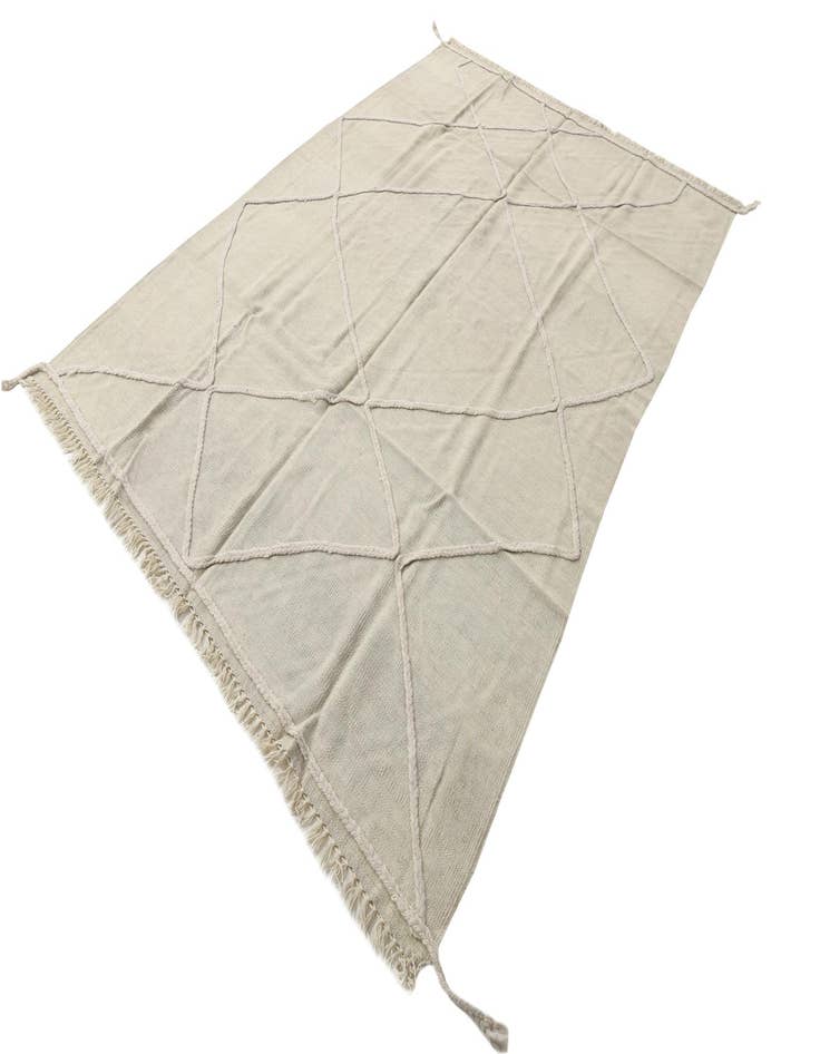 Detail image of 5' 6 x 7' 10  Hand Woven Kilim Modern Wool Rug