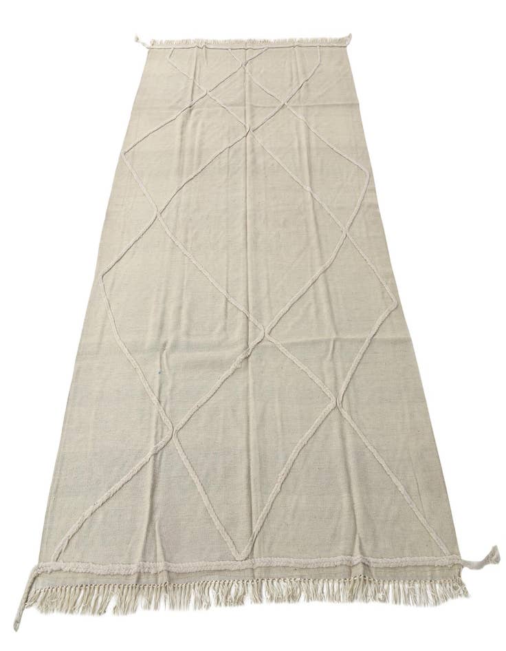 Detail image of 5' 6 x 7' 10  Hand Woven Kilim Modern Wool Rug