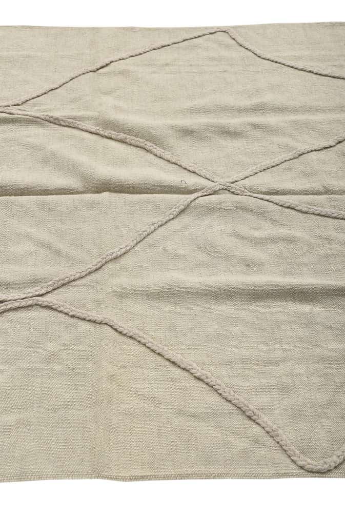 4' x 5' 3 Hand Woven Kilim Modern Wool Rug