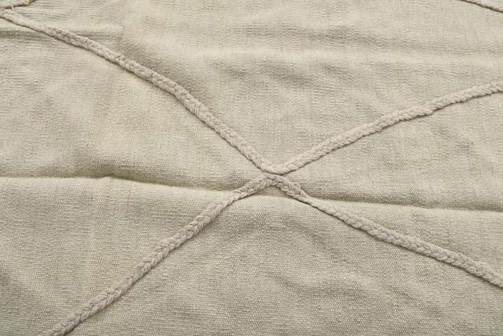 4' x 5' 3 Hand Woven Kilim Modern Wool Rug