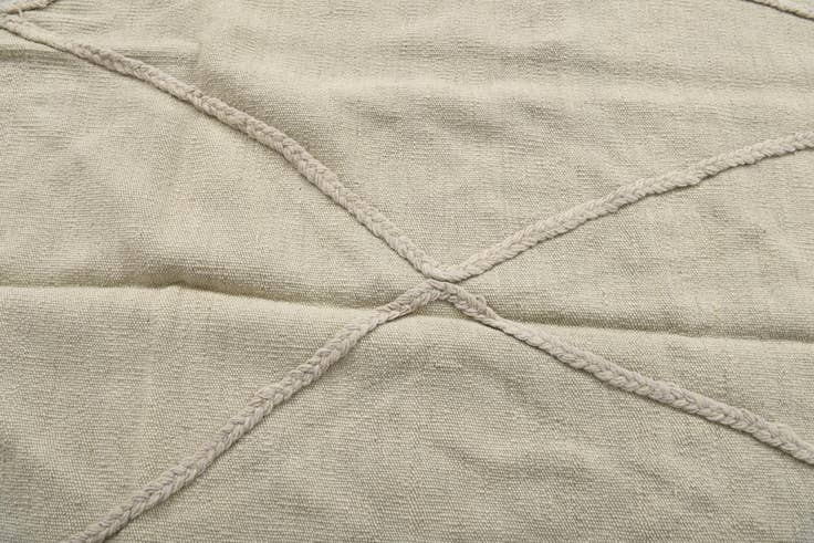 Detail image of 4' x 5' 3 Hand Woven Kilim Modern Wool Rug