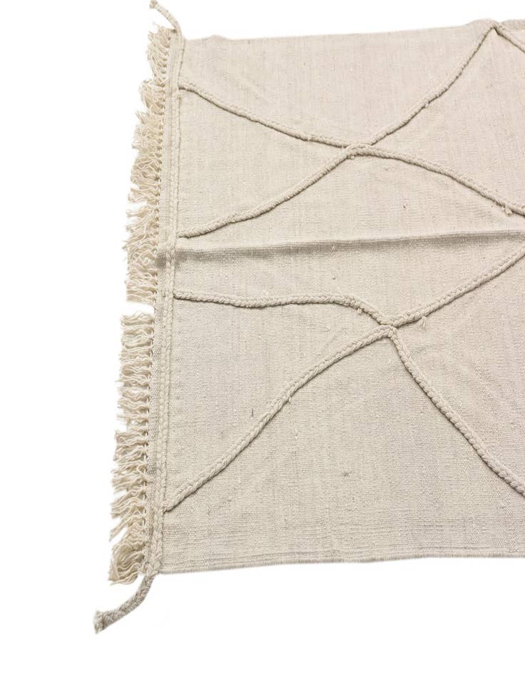 Detail image of 3' 3 x 5' 1  Hand Woven Kilim Modern Wool Rug