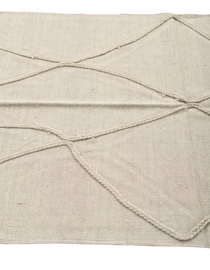 Detail image of 3' 3 x 5' 1  Hand Woven Kilim Modern Wool Rug