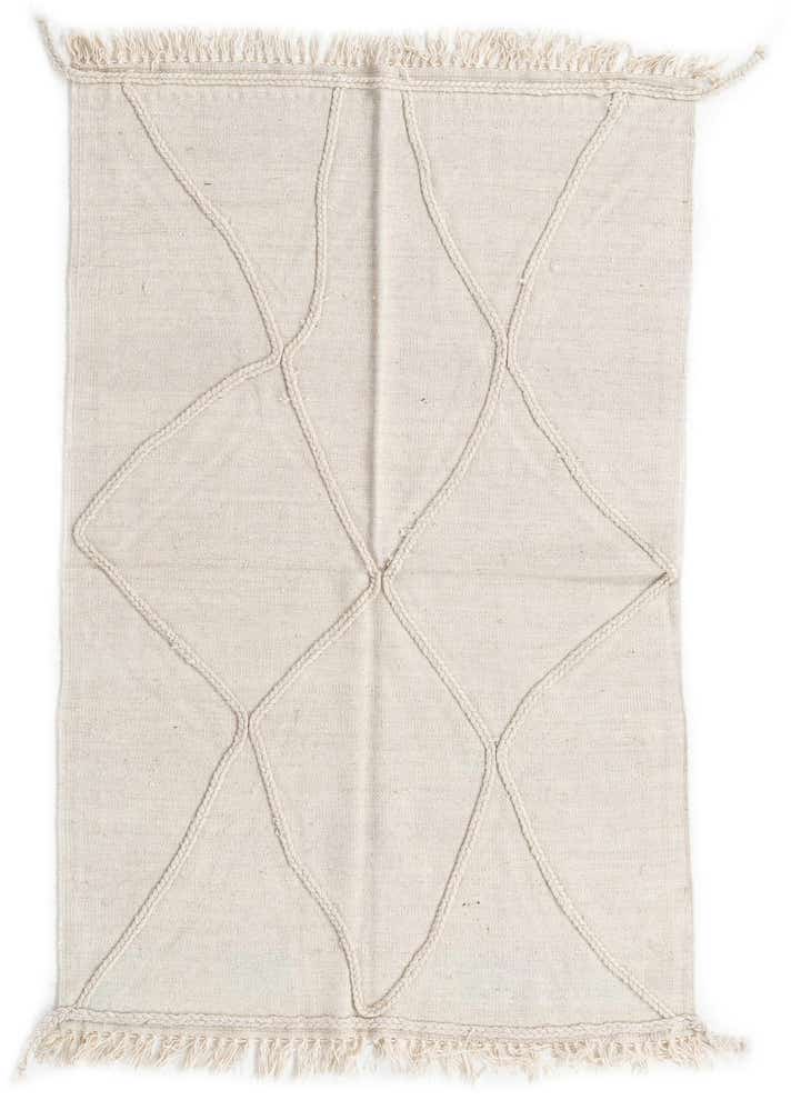 3' 3 x 5' 1 Hand Woven Kilim Modern Wool Rug