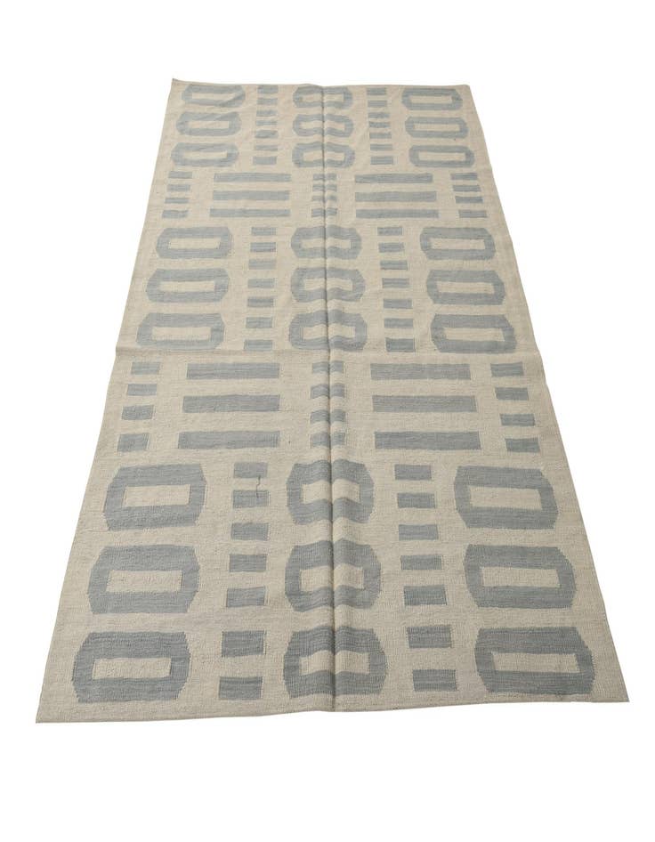 Detail image of 5' x 6' 6  Hand Woven Kilim Modern Wool Rug