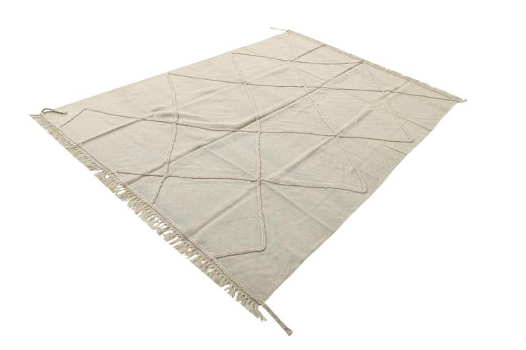 Detail image of 5' 7 x 7' 9 Hand Woven Kilim Modern Wool Rug