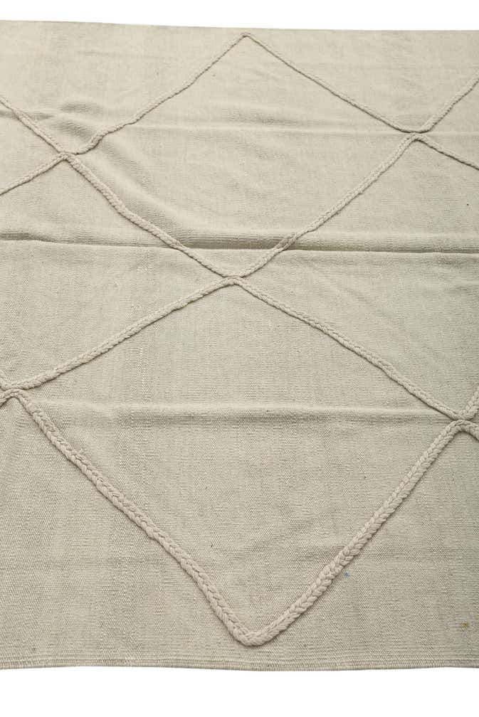 5' 7 x 7' 9 Hand Woven Kilim Modern Wool Rug