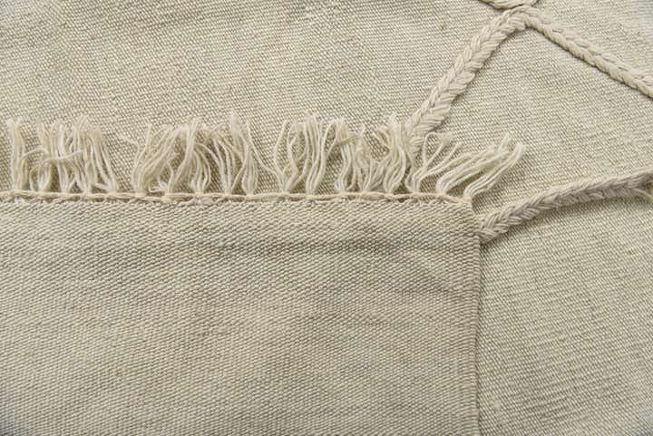 5' 7 x 7' 9 Hand Woven Kilim Modern Wool Rug