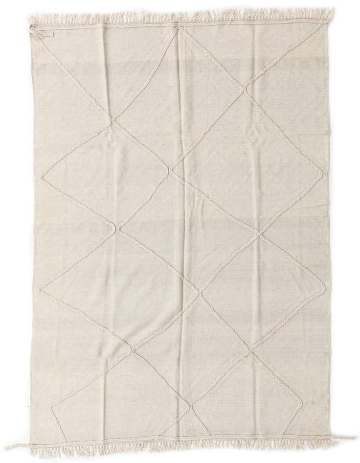 Detail image of 5' 7 x 7' 9 Hand Woven Kilim Modern Wool Rug