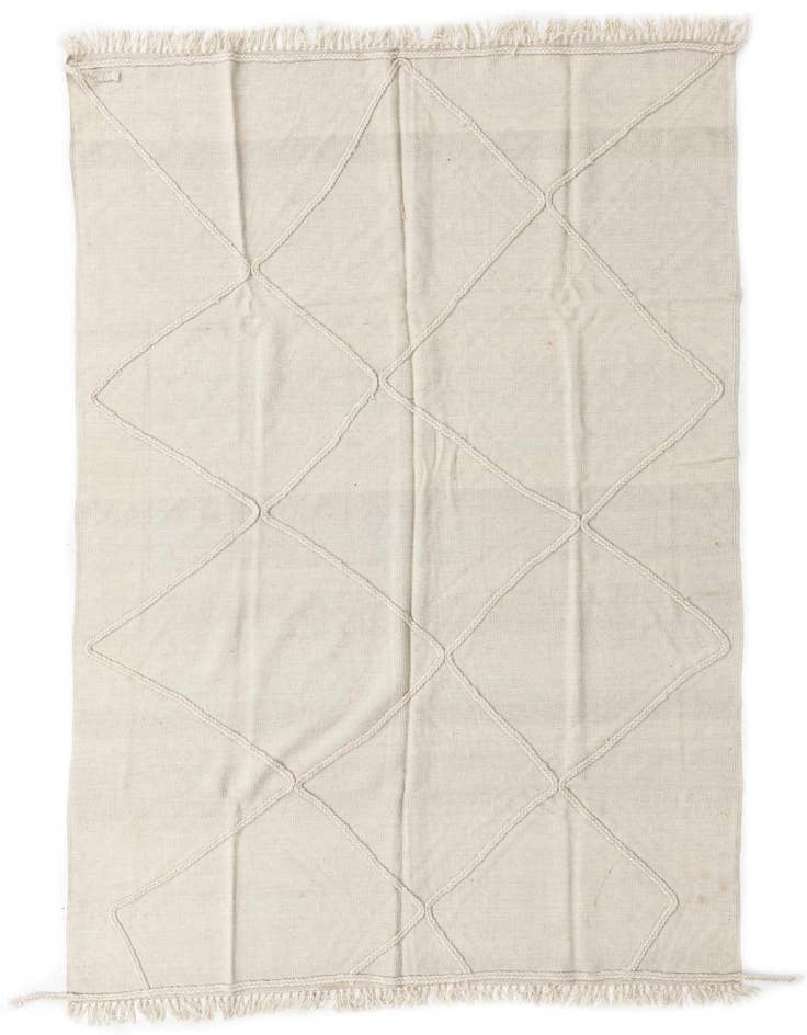 Detail image of 5' 7 x 7' 9 Hand Woven Kilim Modern Wool Rug