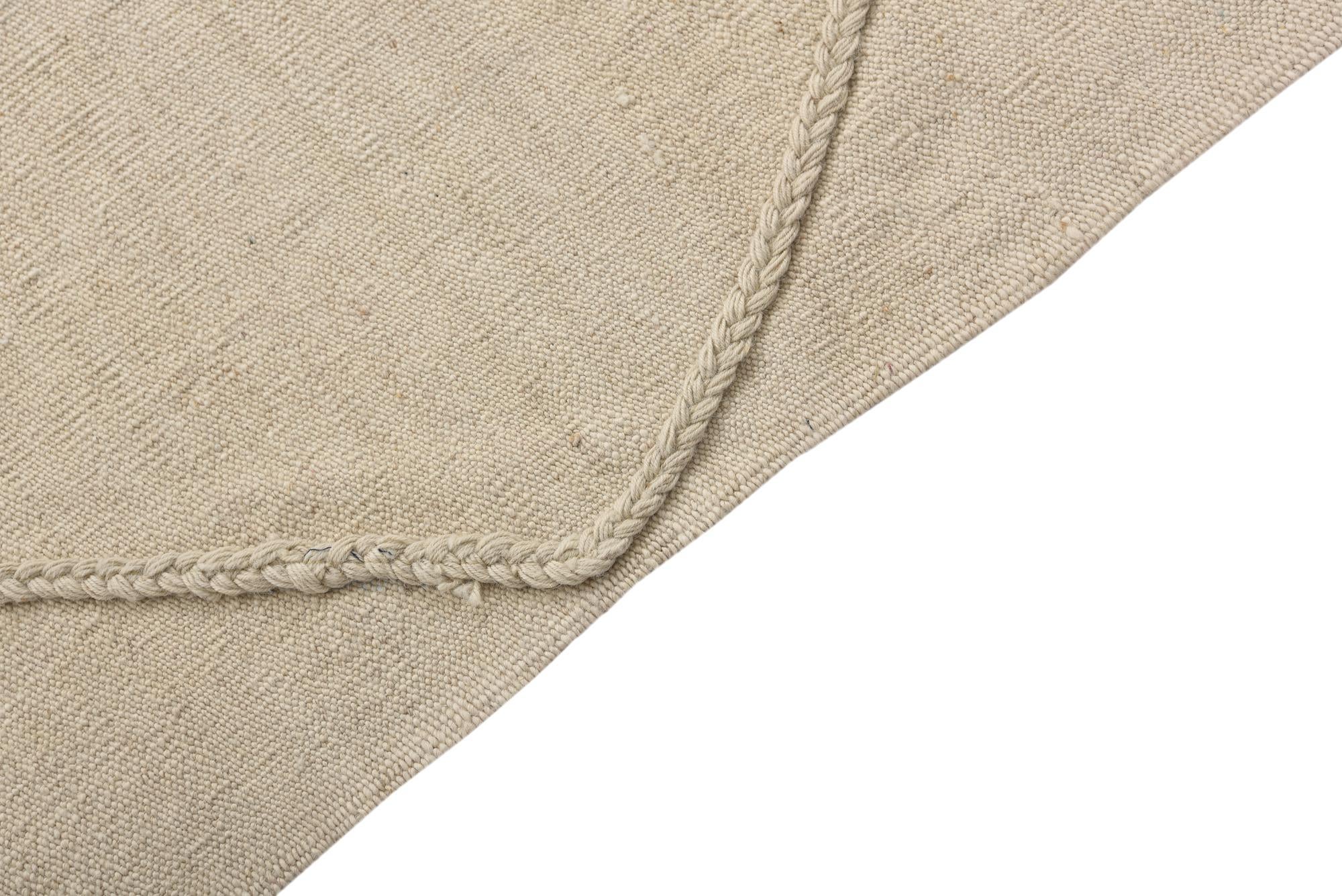 4' 1 x 6' 1 Hand Woven Kilim Modern Wool Rug