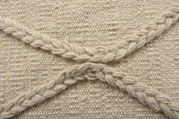 4' 1 x 6' 1 Hand Woven Kilim Modern Wool Rug