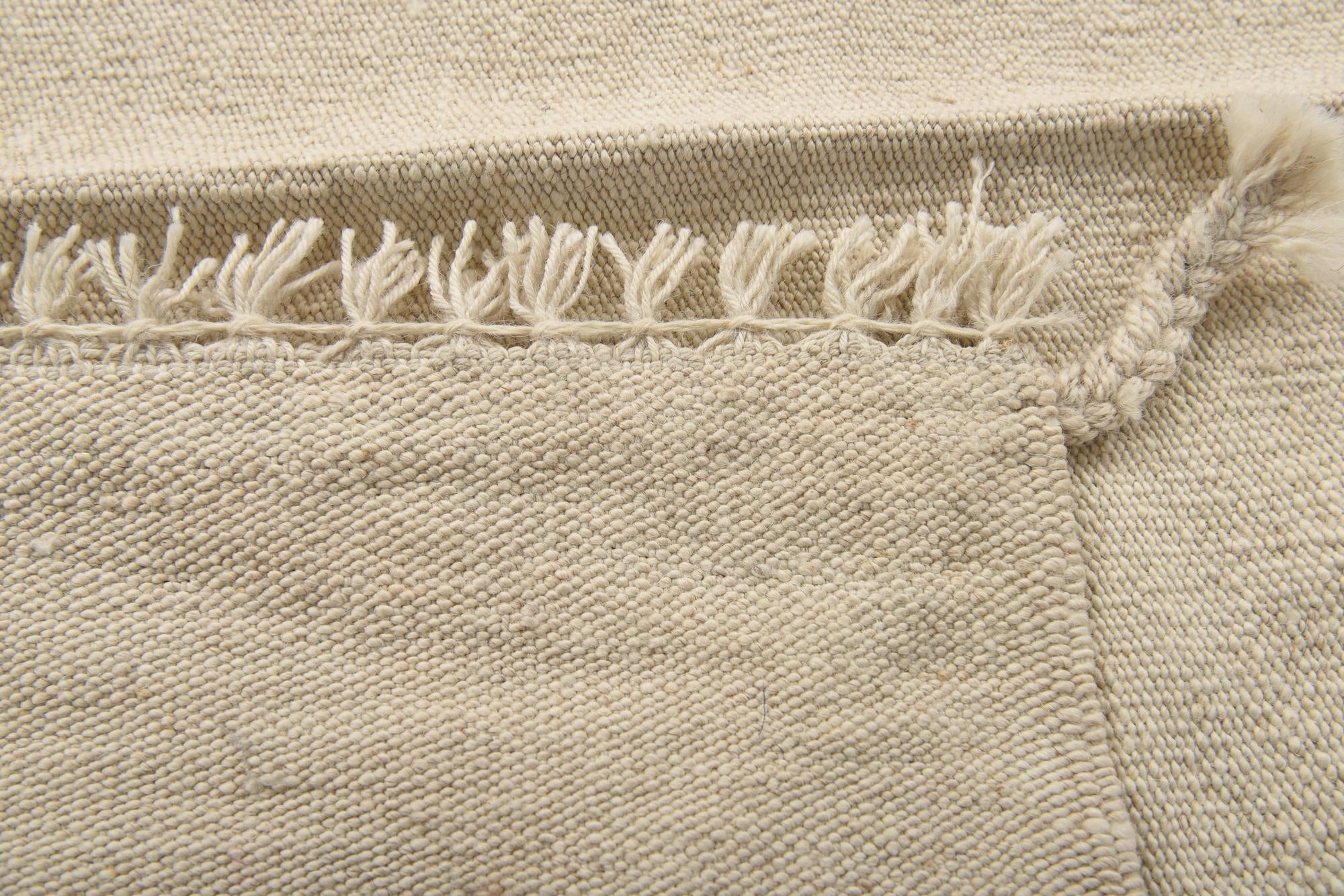 4' 1 x 6' 1 Hand Woven Kilim Modern Wool Rug
