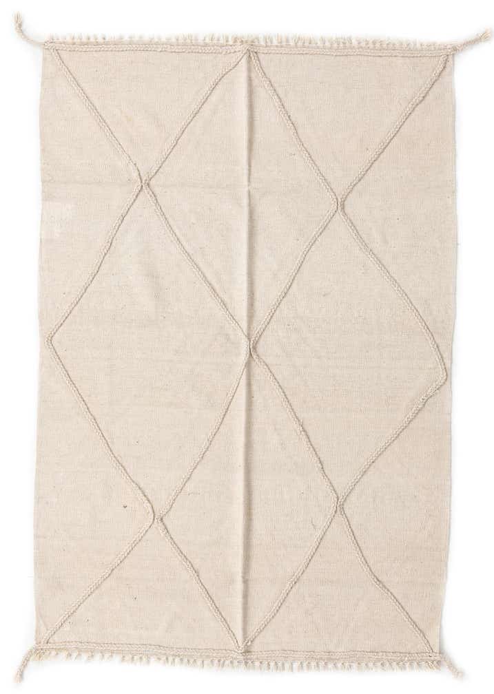 4' 1 x 6' 1 Hand Woven Kilim Modern Wool Rug