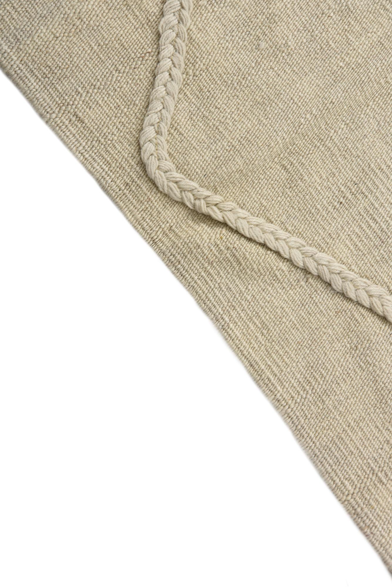 3' 4 x 4' 7 Hand Woven Kilim Modern Wool Rug