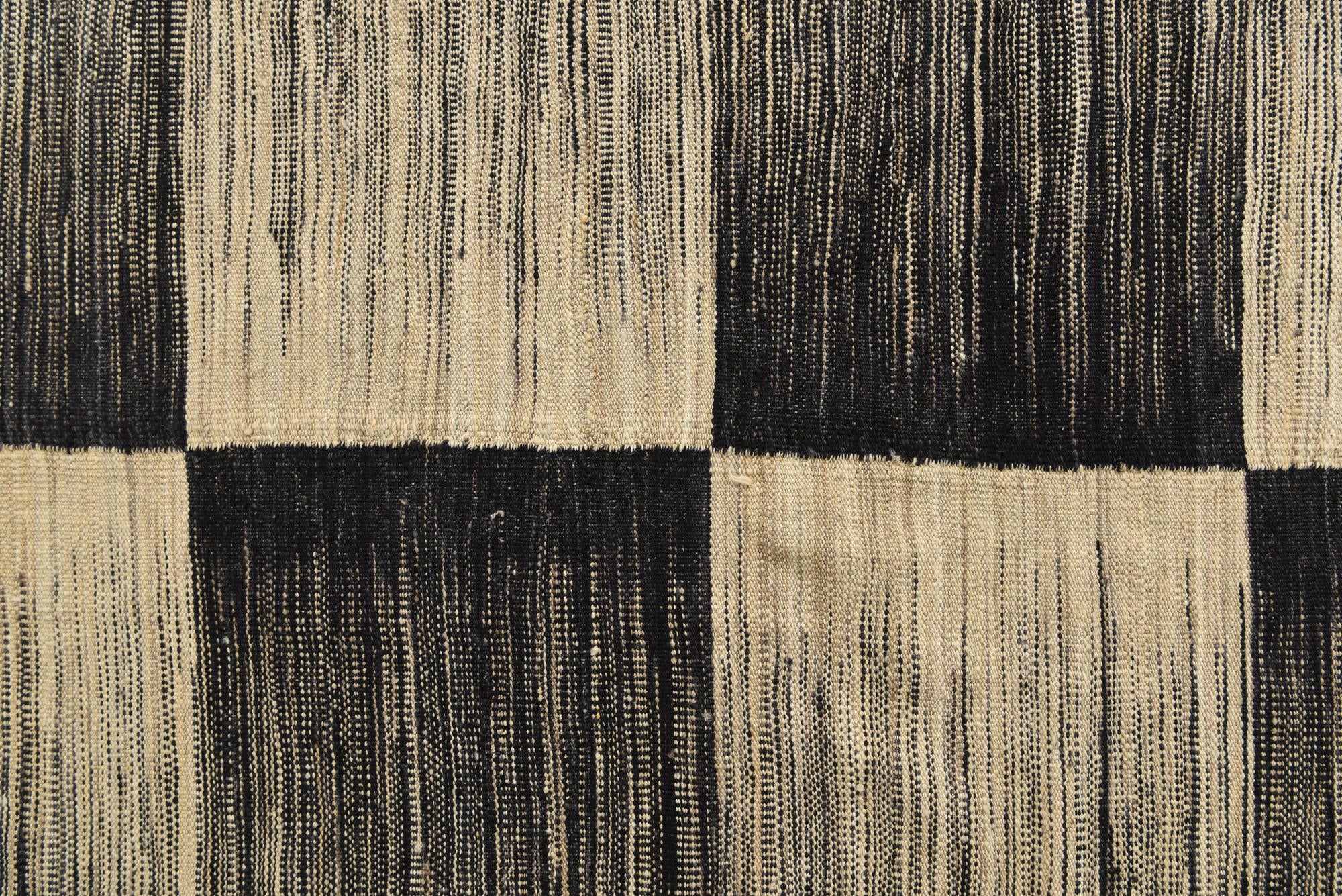 7' 10 x 9' 7 Hand Woven Kilim Modern Wool Rug