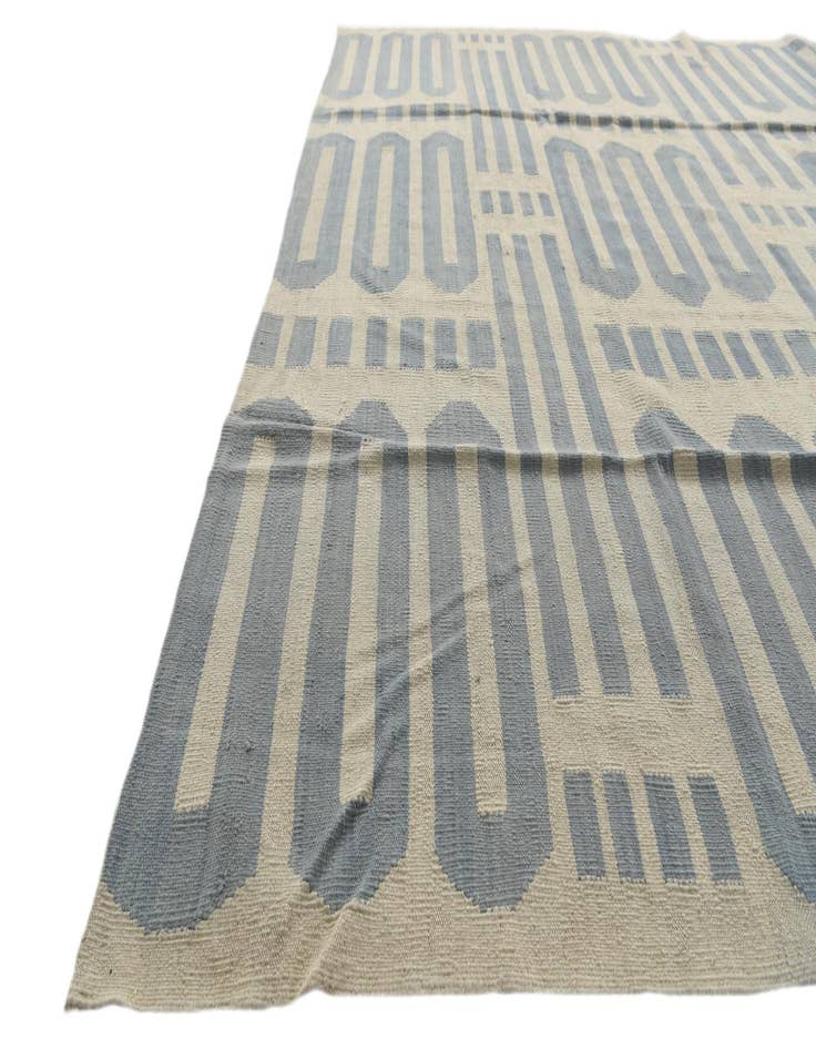 Detail image of 8' 2 x 10'  Hand Woven Kilim Modern Wool Rug