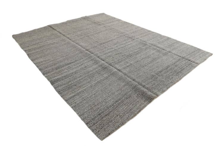 Detail image of 9' x 11' 5 Hand Woven Kilim Modern Wool Rug