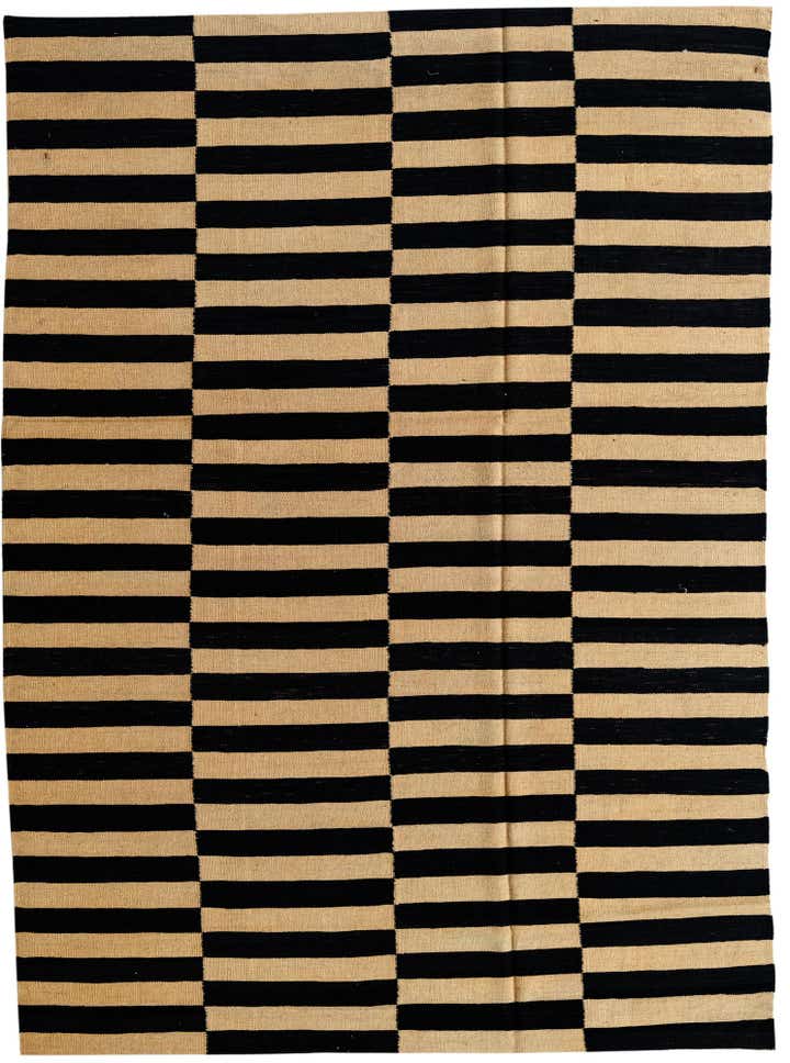5' 9 x 7' 9 Hand Woven Kilim Modern Wool Rug