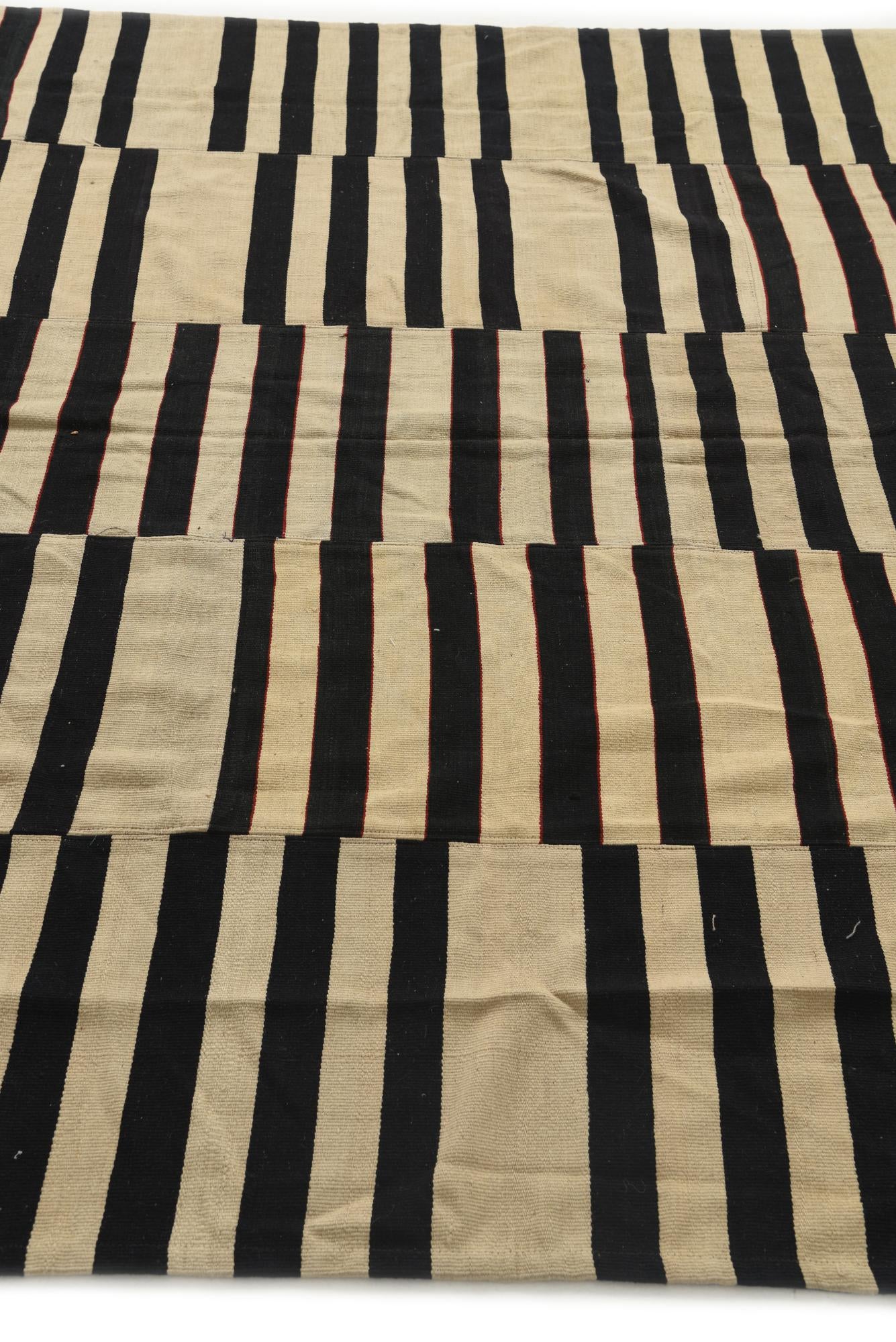 7' 4 x 10' 1 Hand Woven Kilim Modern Wool Rug