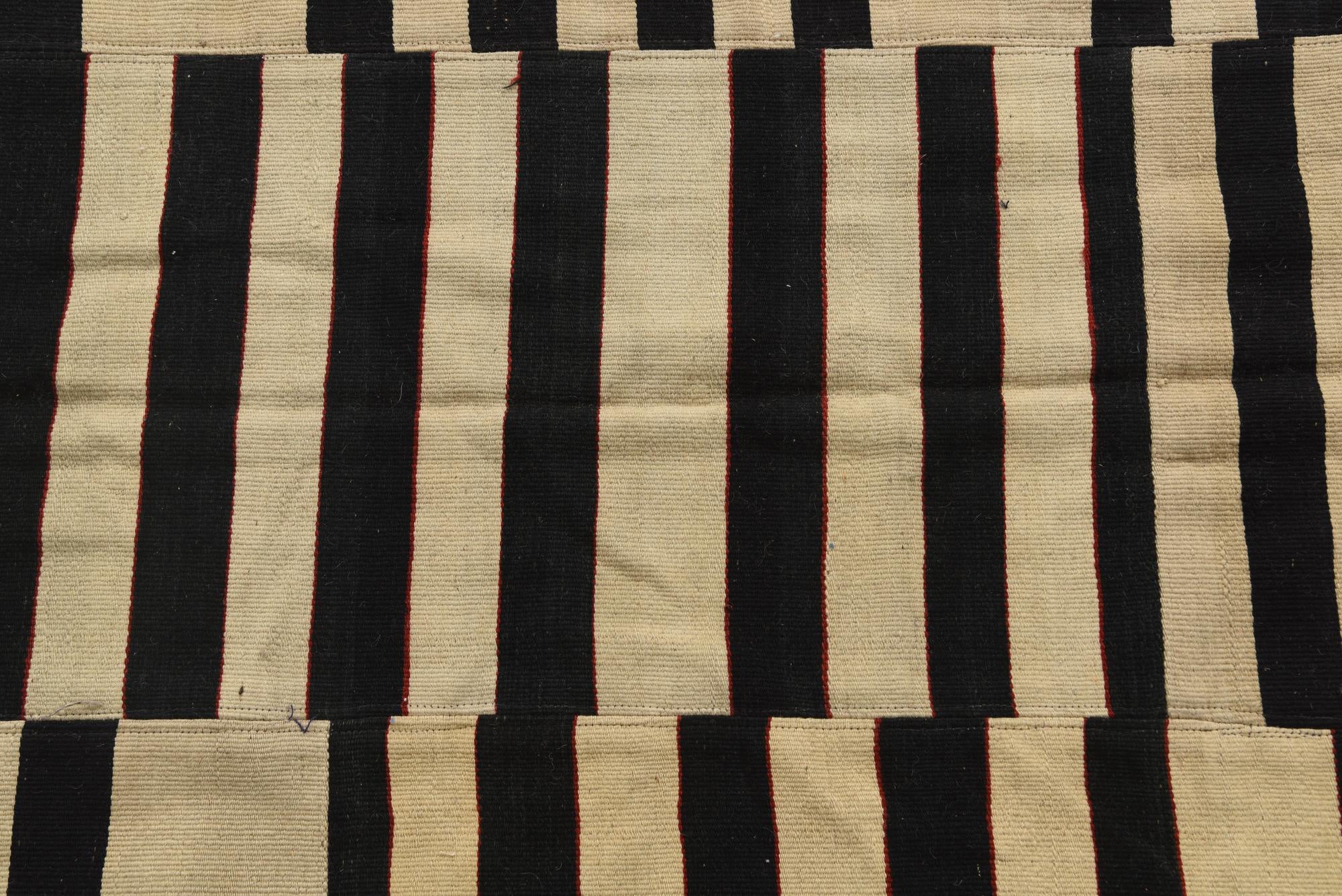 7' 4 x 10' 1 Hand Woven Kilim Modern Wool Rug