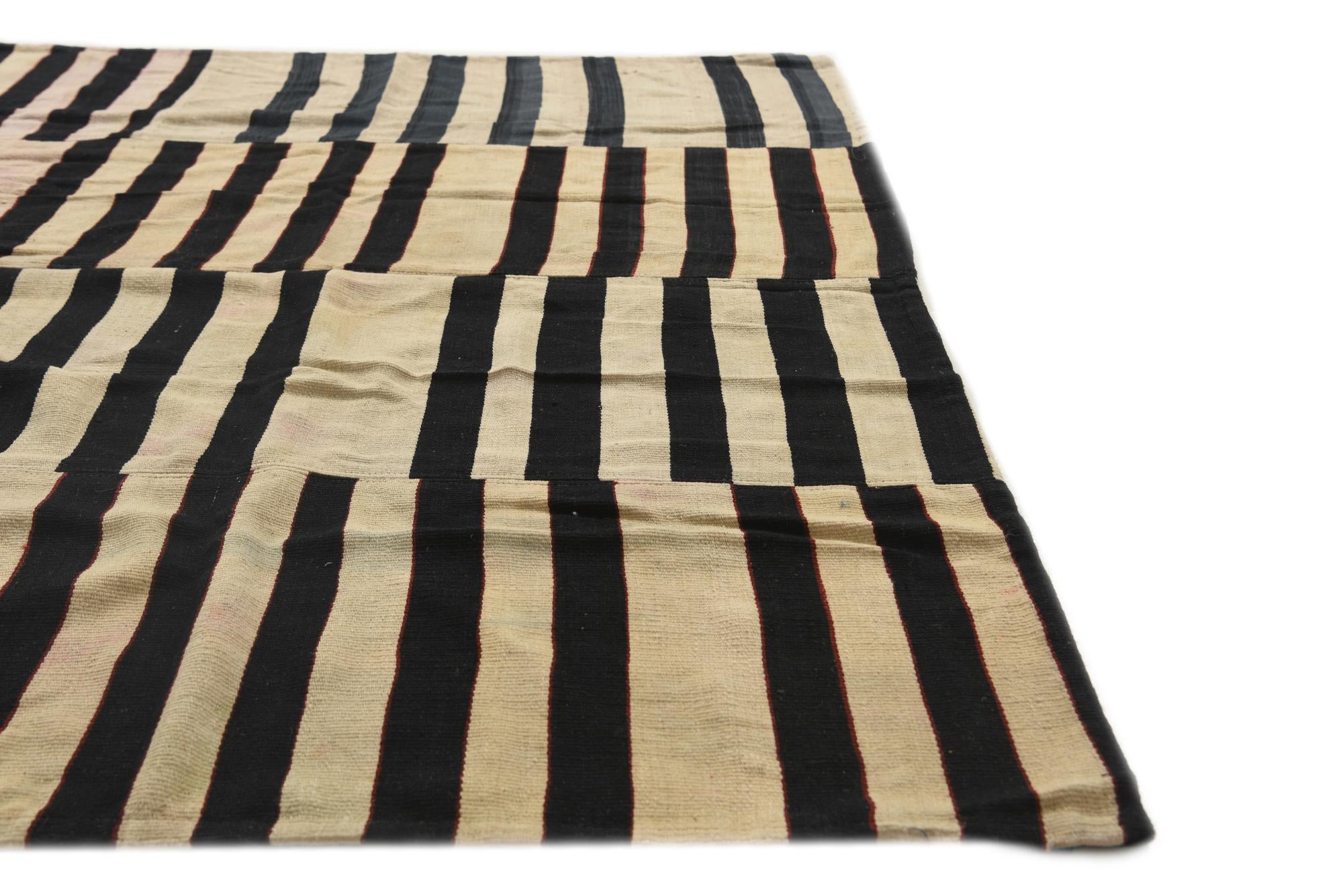 5' 6 x 7' 10 Hand Woven Kilim Modern Wool Rug