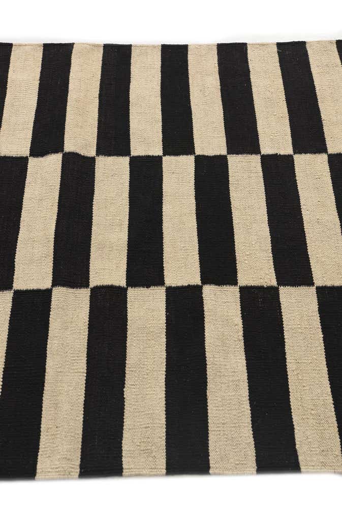 3' 4 x 4' 8 Hand Woven Kilim Modern Wool Rug