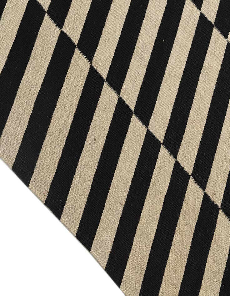 Detail image of 3' 3 x 4' 9  Hand Woven Kilim Modern Wool Rug