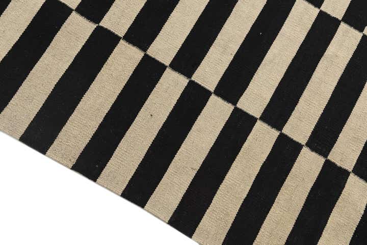 3' 3 x 4' 9 Hand Woven Kilim Modern Wool Rug
