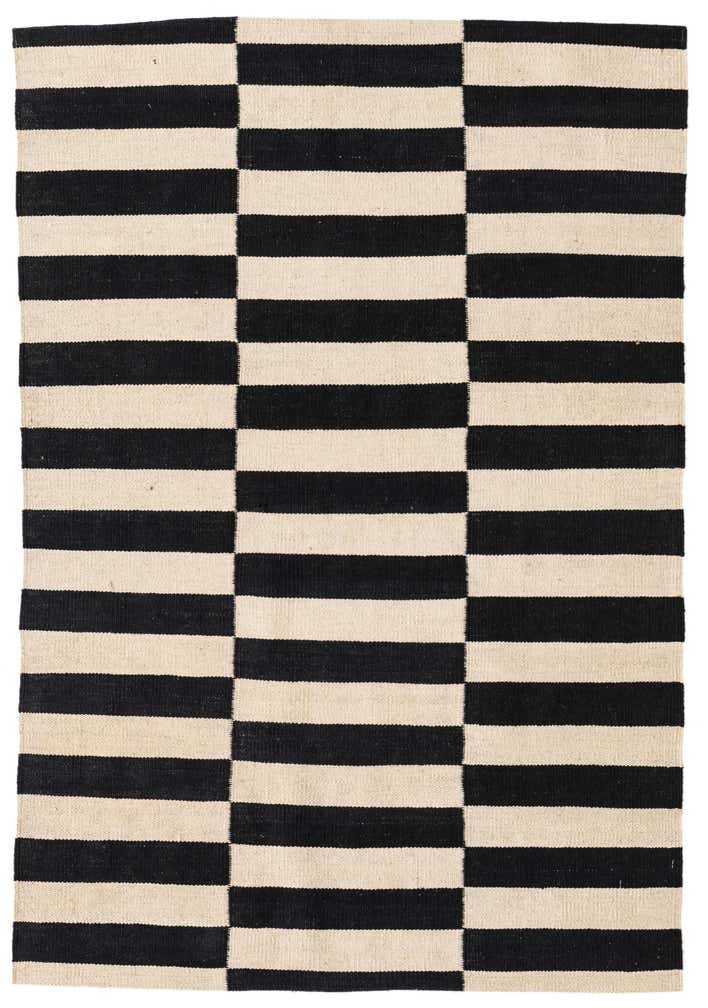3' 3 x 4' 9 Hand Woven Kilim Modern Wool Rug