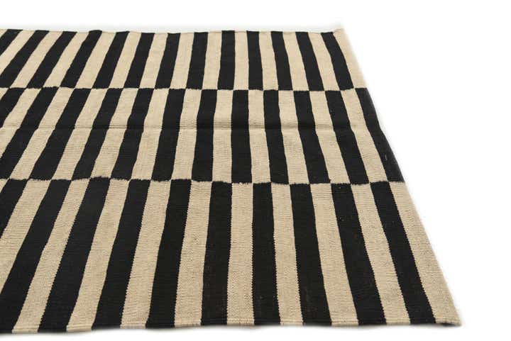 3' 6 x 4' 8 Hand Woven Kilim Modern Wool Rug