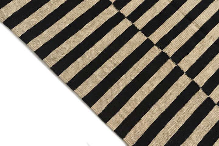 3' 6 x 4' 8 Hand Woven Kilim Modern Wool Rug
