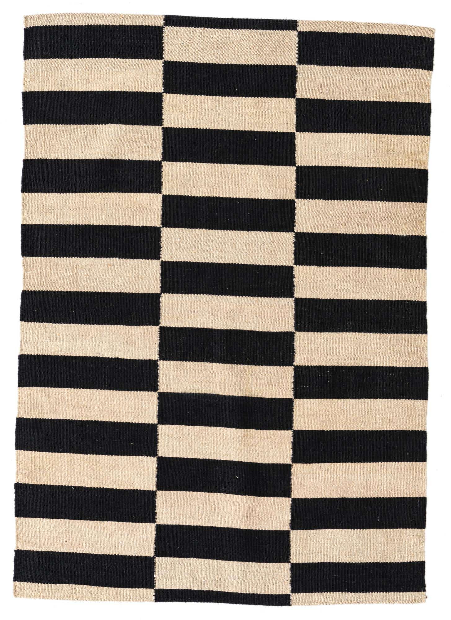 2' 7 x 3' 9 Hand Woven Kilim Modern Wool Rug