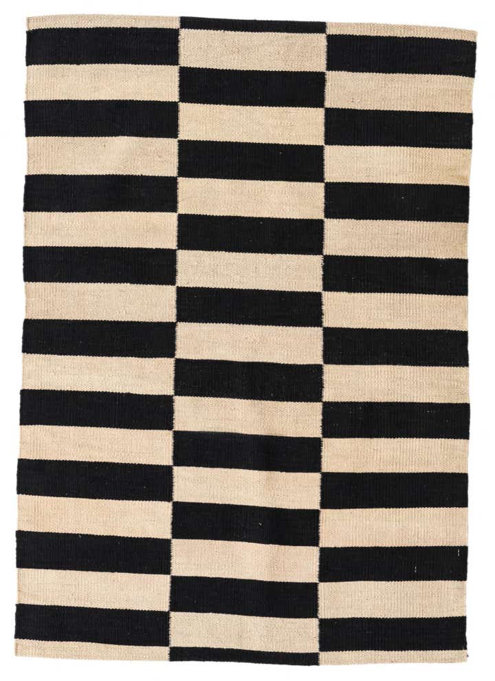 2' 7 x 3' 9 Hand Woven Kilim Modern Wool Rug