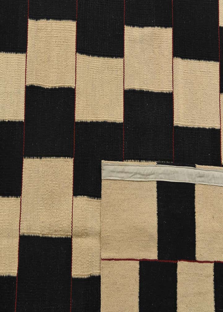 7' x 9' 7 Hand Woven Kilim Modern Wool Rug