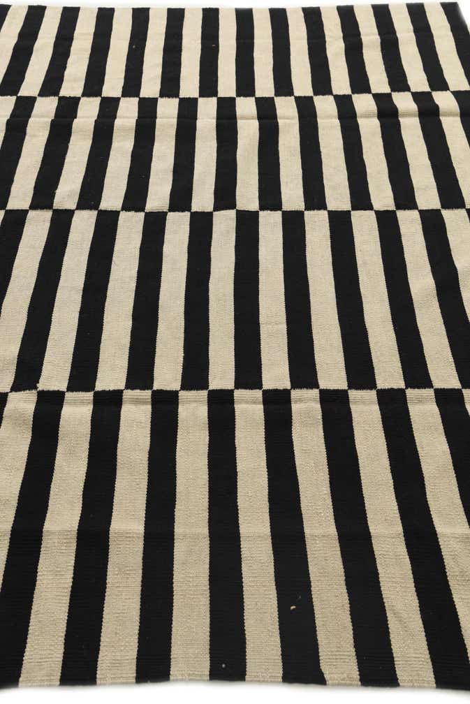 8' 1 x 9' 7 Hand Woven Kilim Modern Wool Rug