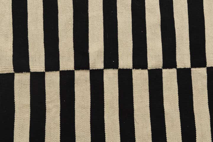 8' 1 x 9' 7 Hand Woven Kilim Modern Wool Rug